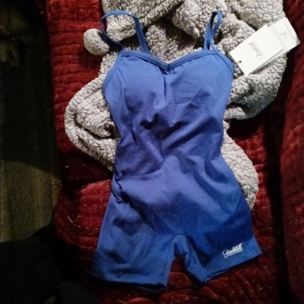 Brand new with tags cobalt blue shorts body suit